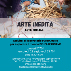 ARTE INEDITA ARTE SOCIALE